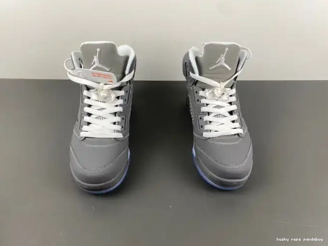 Cheap Husky Retro Jordan 5 Grey 136027-005 Wolf Air 0626